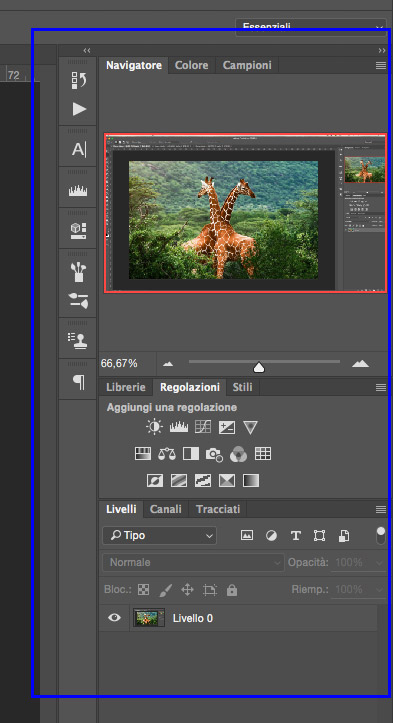 Le palette di Photoshop
