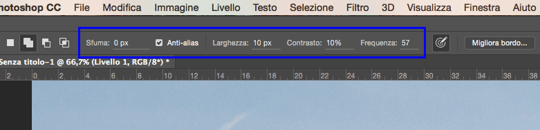 Parametri opzioni Strumento Lazo magnetico Photoshop Parametri opzioni Strumento Lazo magnetico Photoshop