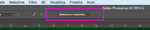 Seleziona e maschera Photoshop-cc